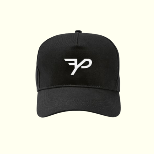 Cappellino FYP nero con ricamo monogramma