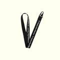 Lanyard FYP nero con scritta FollowYourPassion